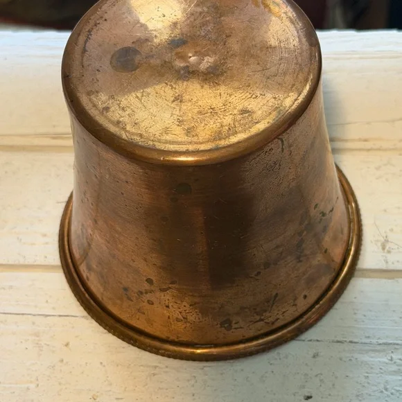 Embossed Copper Cup with Monogram - Picture 3 of 3